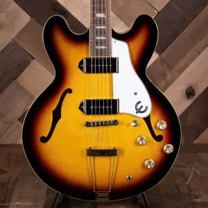 2022 Epiphone Casino Electric Guitar, Sunburst with HSC - Used