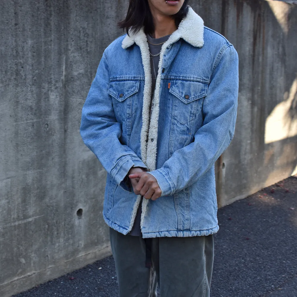 70-80’s Levi's オレンジタブ！ ロング丈 デニムボアジャケット 221210