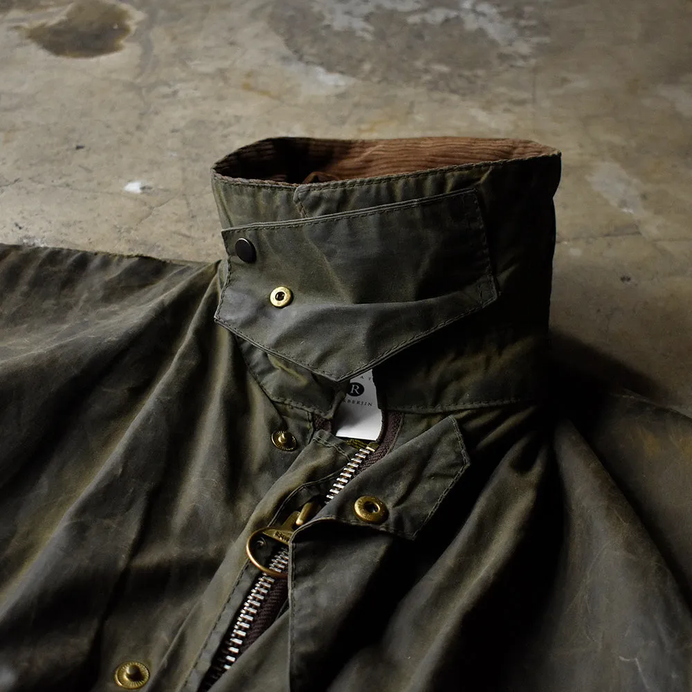 80's Barbour 旧3ワラント “BORDER” オイルドジャケット イングランド製 240209H