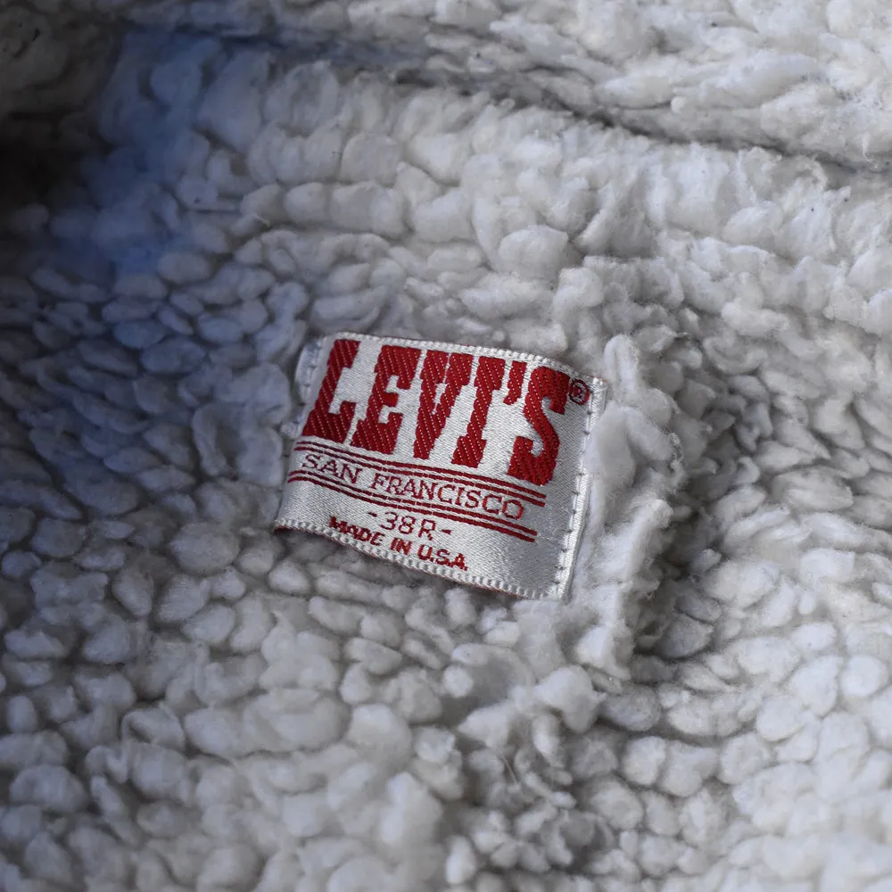 80’s Levi's デニムボアジャケット USA製 240104