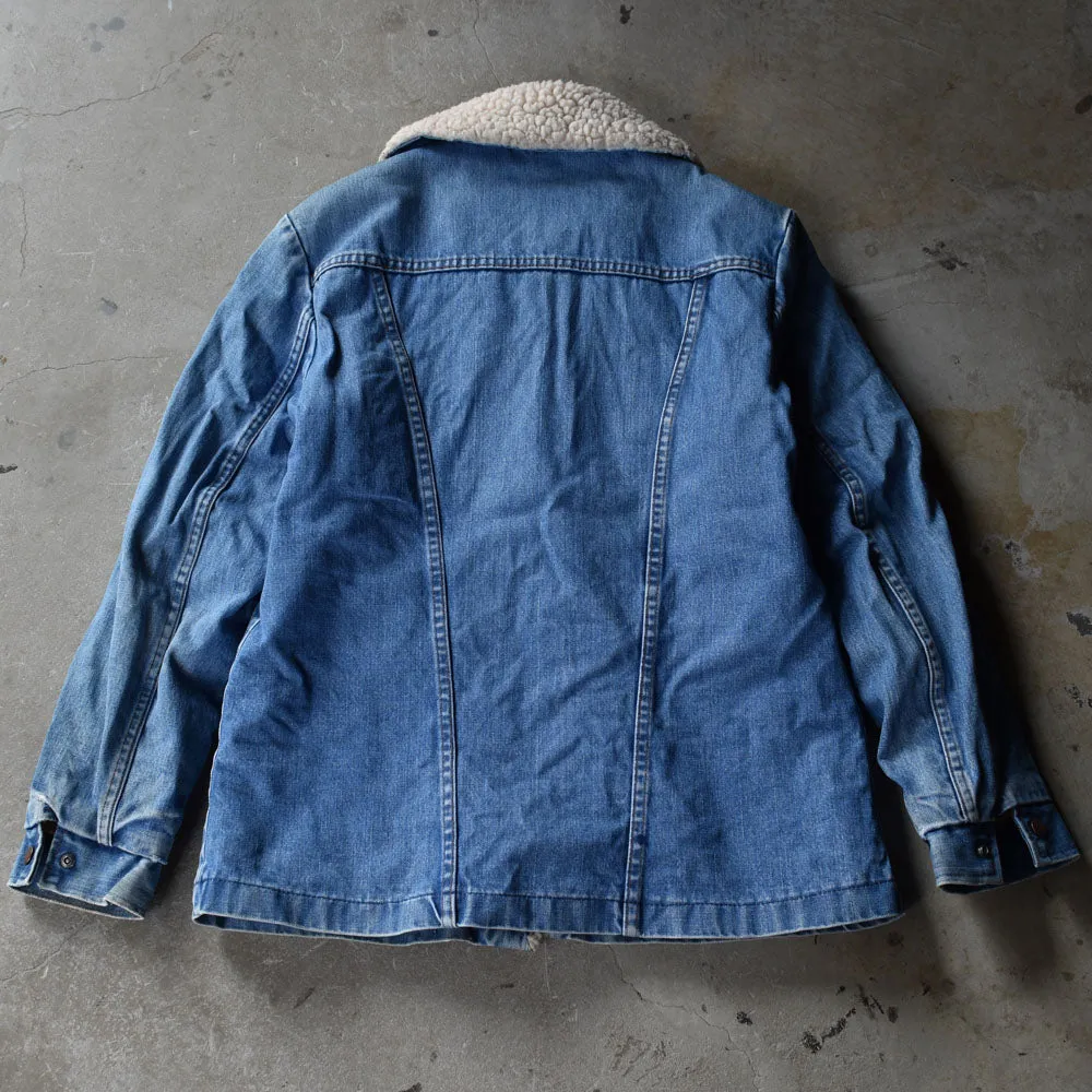 80’s Wrangler ロング丈 デニムボアジャケット USA製 221211