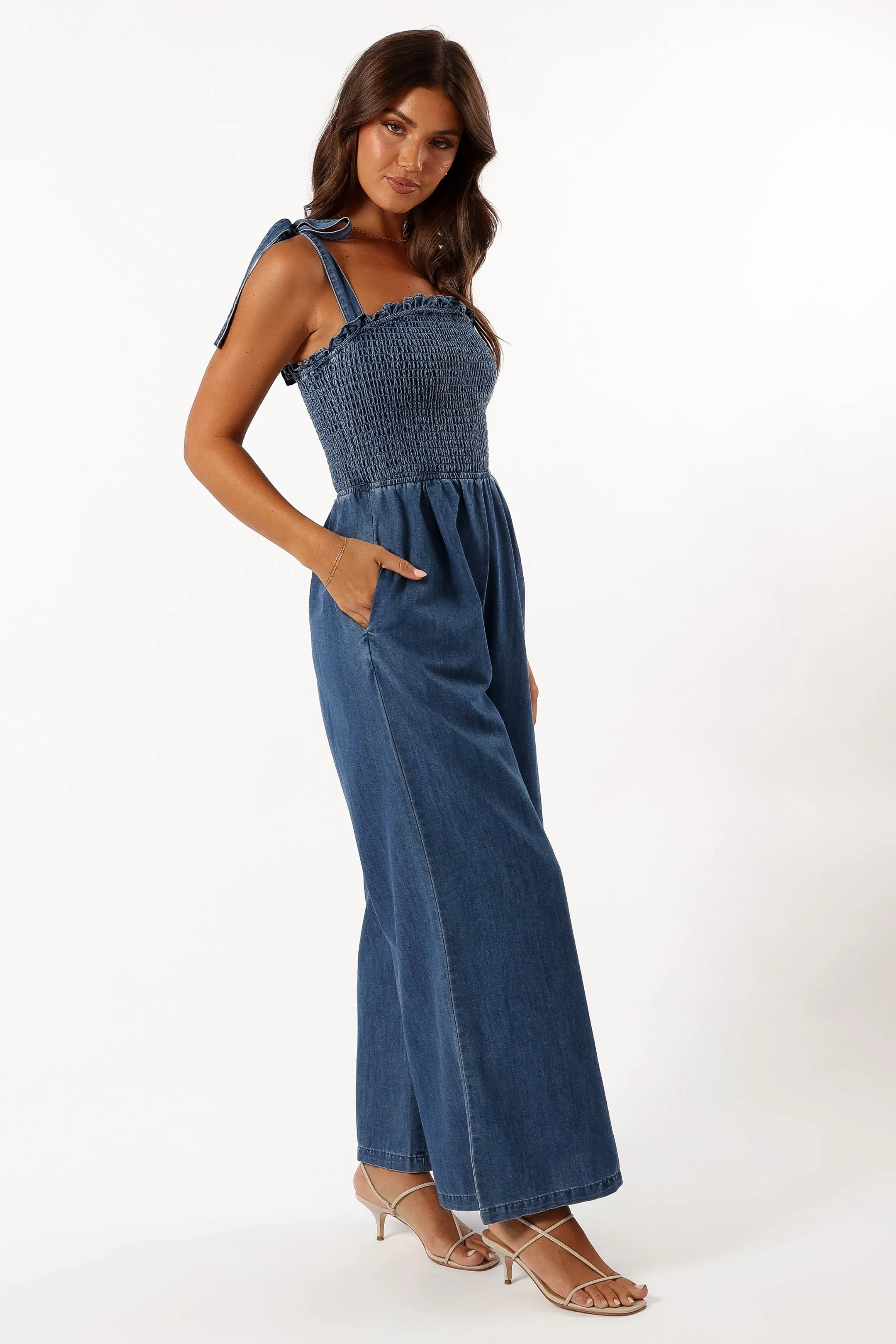 Alexia Jumpsuit - Medium Denim