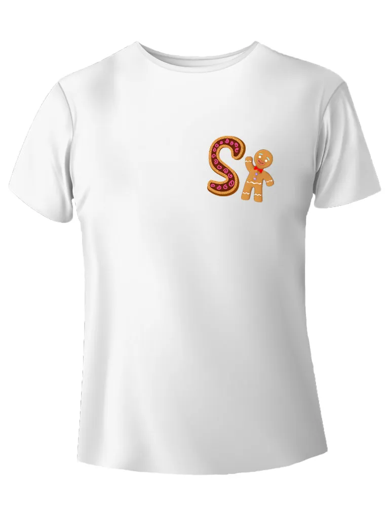 Alfabeto natalizio lettera S t-shirt
