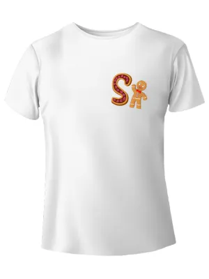Alfabeto natalizio lettera S t-shirt