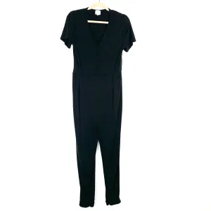 Amaryllis x Ashlee Nichols Black Ribbed Jumpsuit- Size L