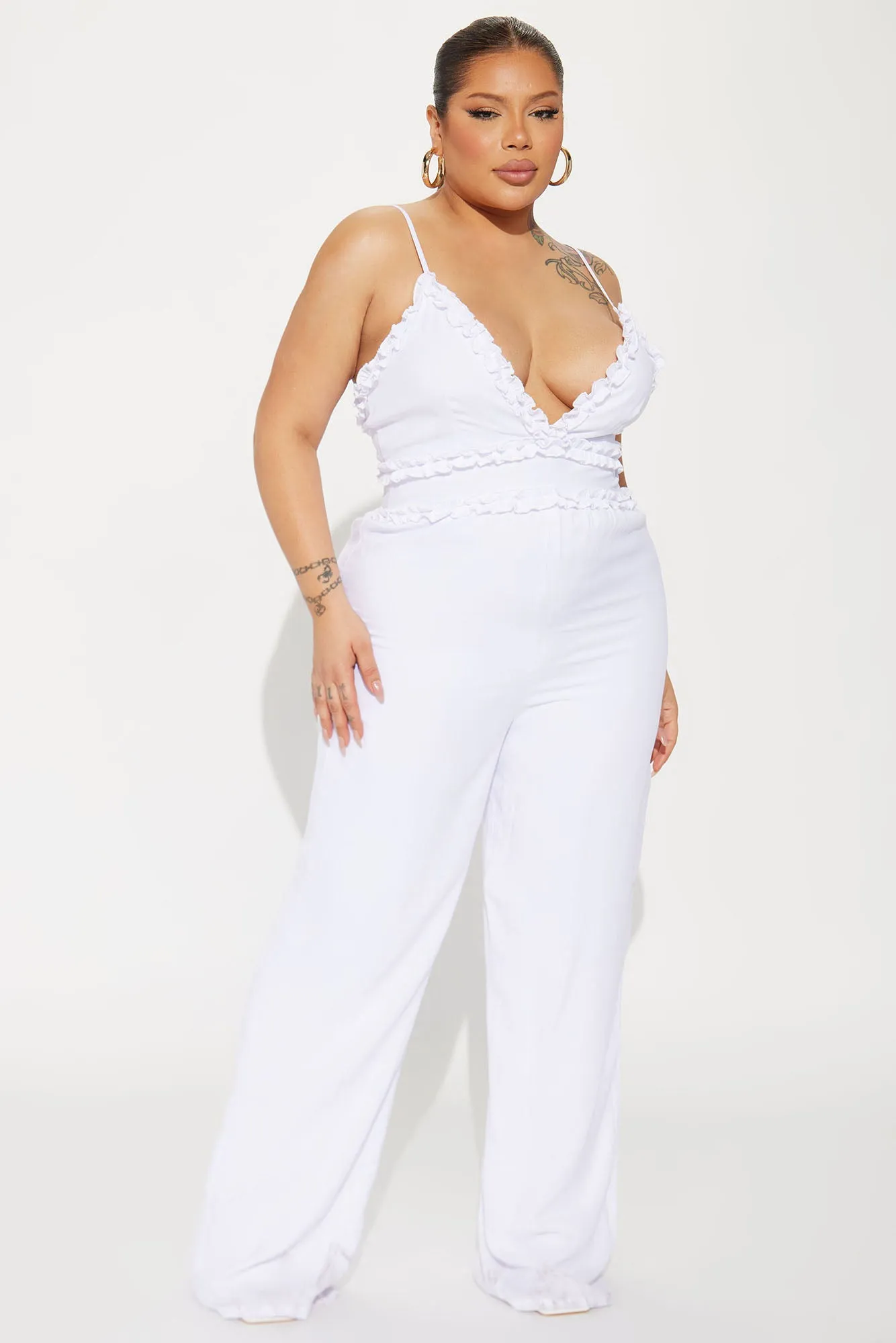 Angela Jumpsuit - White