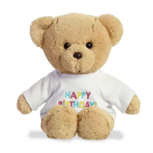 AURORA Happy Birthday T-Shirt Bear - 10.5"