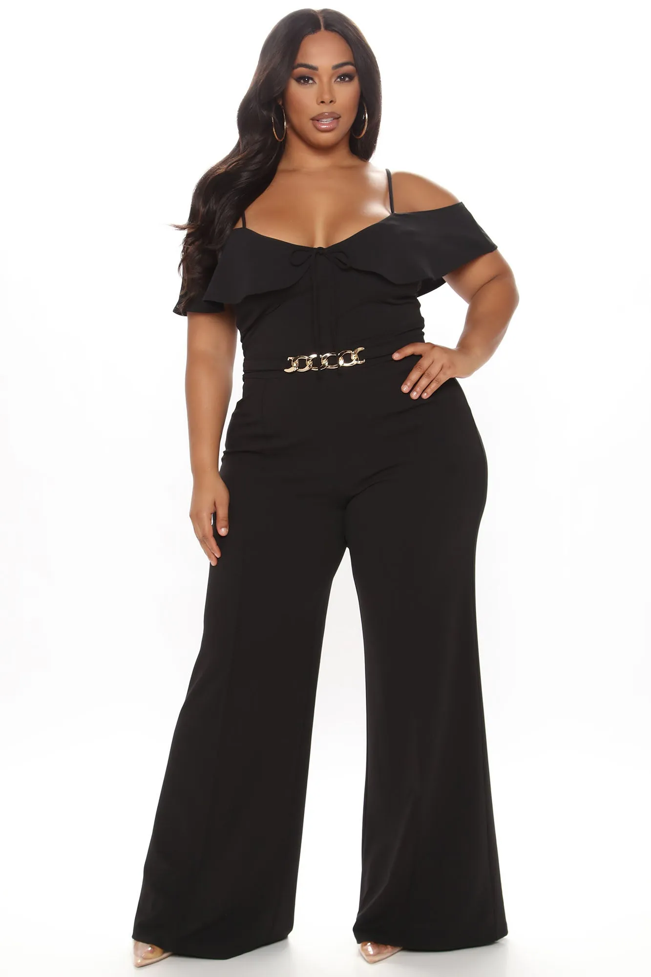 Back In The Groove Jumpsuit - Black