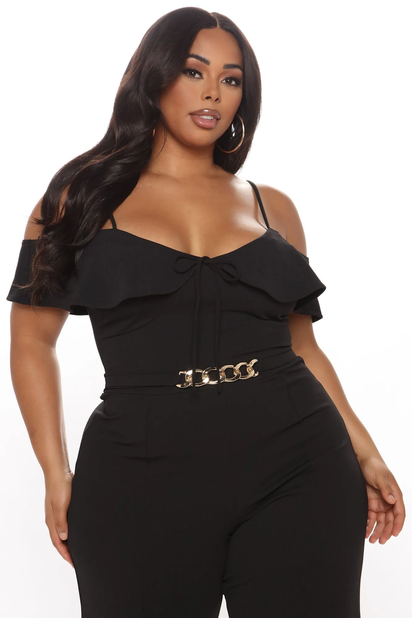 Back In The Groove Jumpsuit - Black