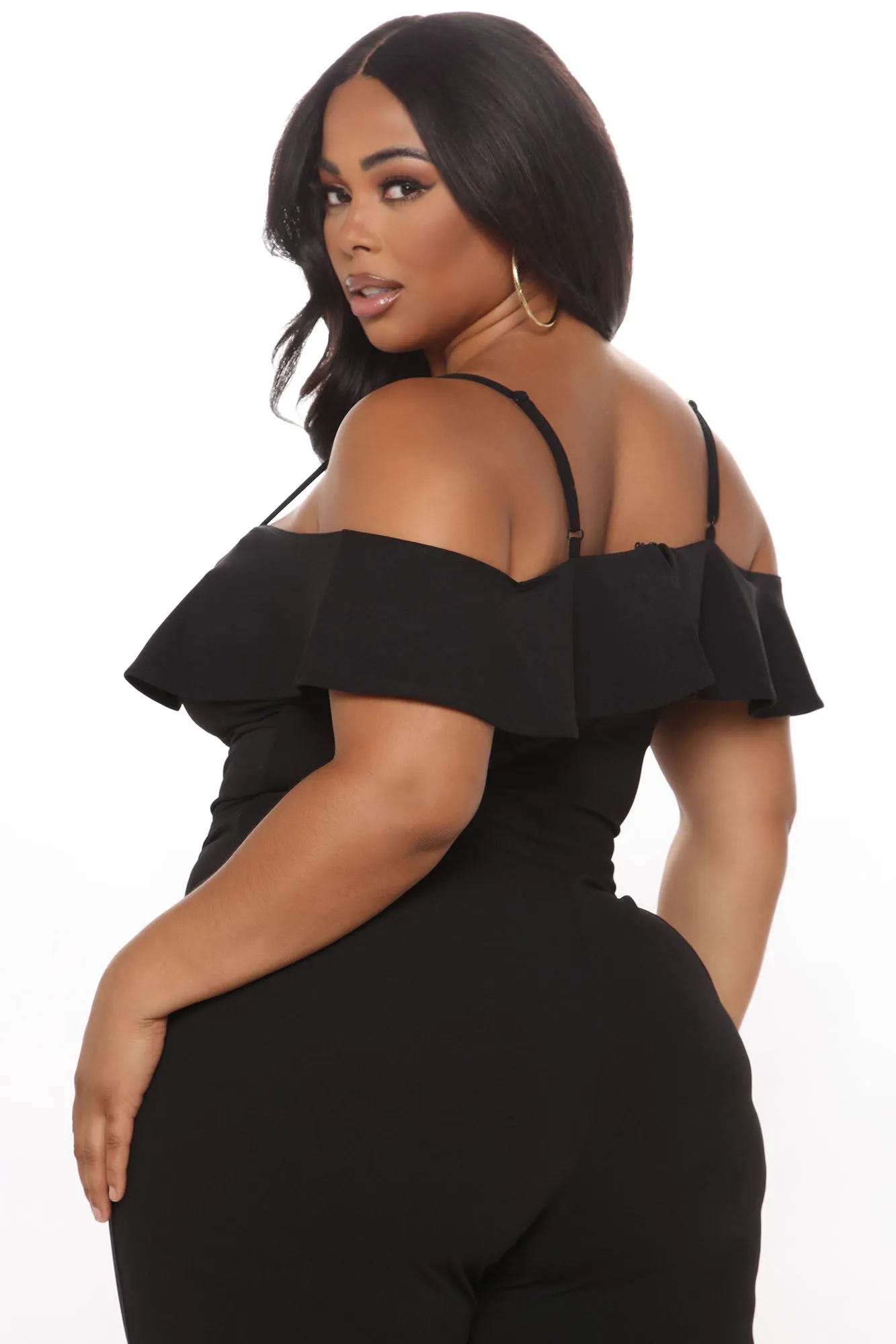 Back In The Groove Jumpsuit - Black