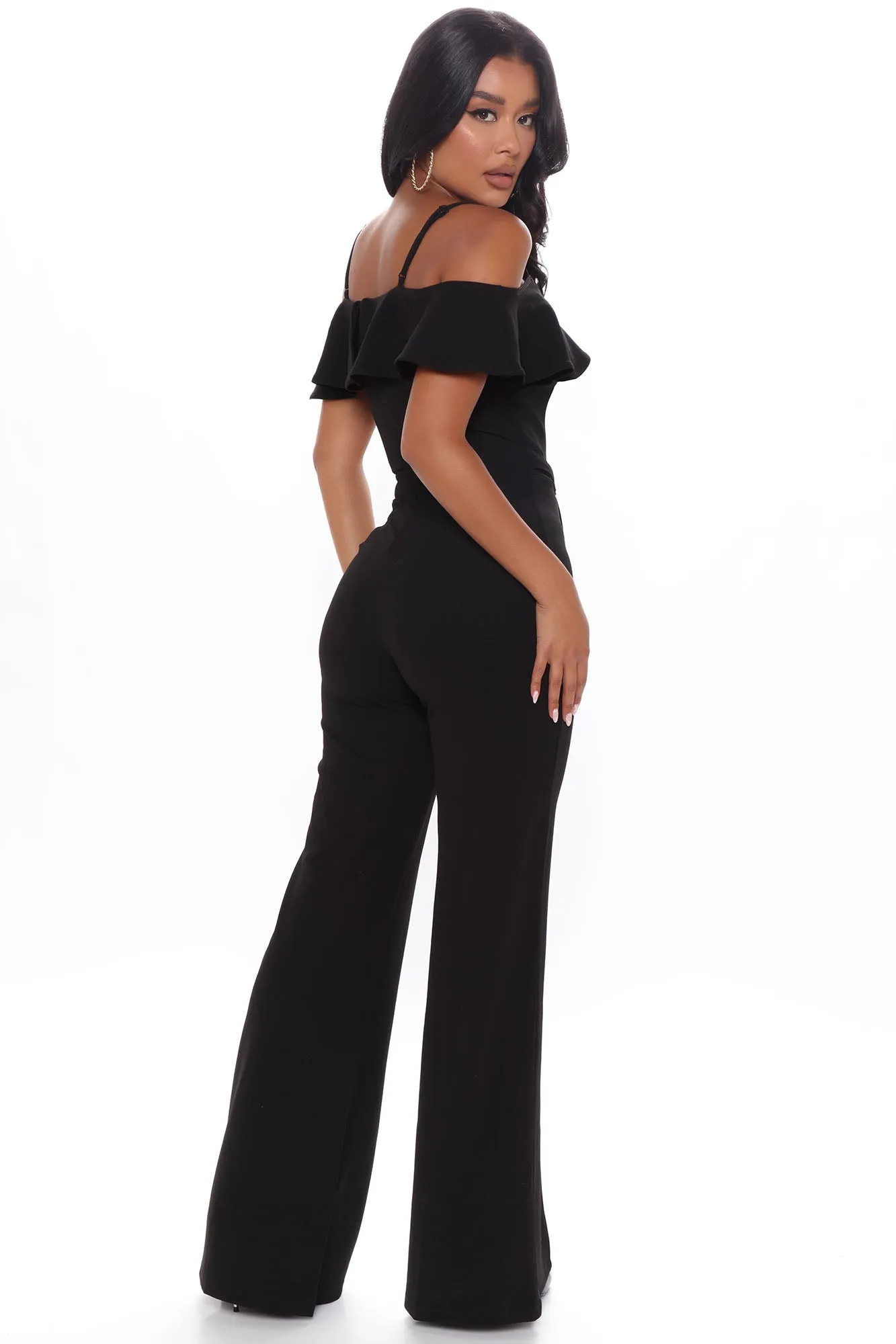 Back In The Groove Jumpsuit - Black
