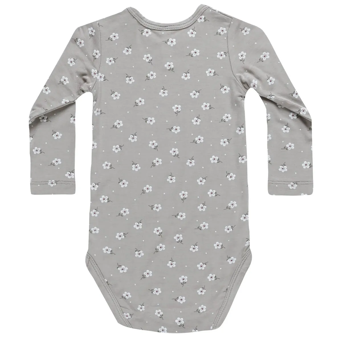 Bamboo Bodysuit in Blue Ditsy by Quincy Mae