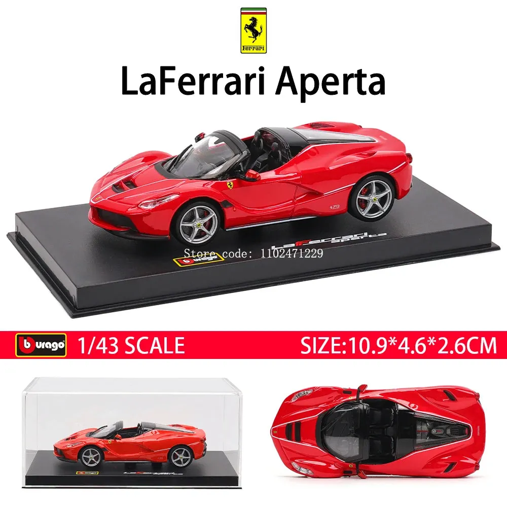 Bburago Ferrari Boutique 1:43 Alloy Cars