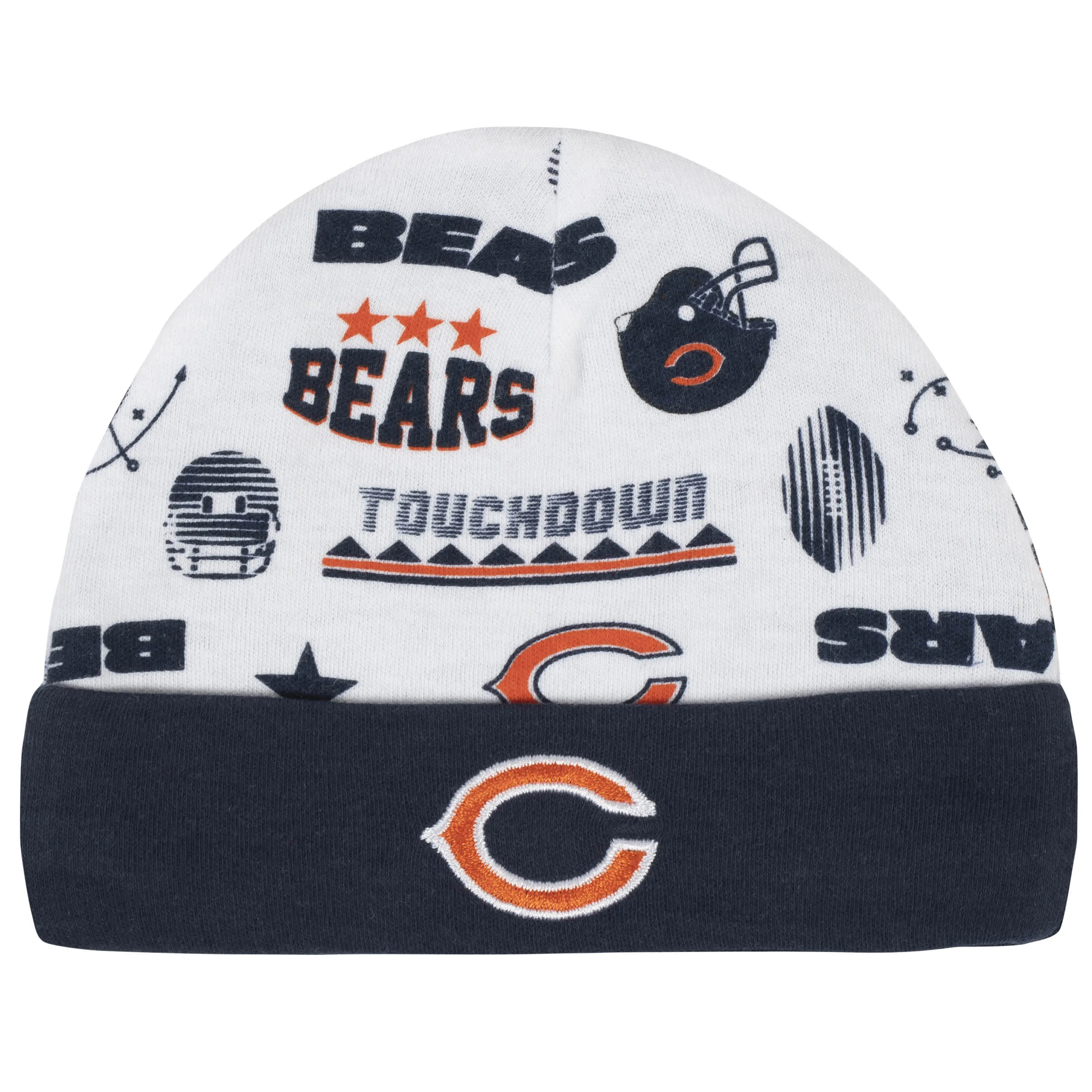 Bears Baby Boys 3-Piece Bodysuit, Bib, and Cap Set