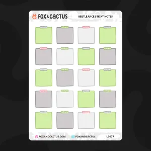 Beetlejuice Sticky Note Stickers