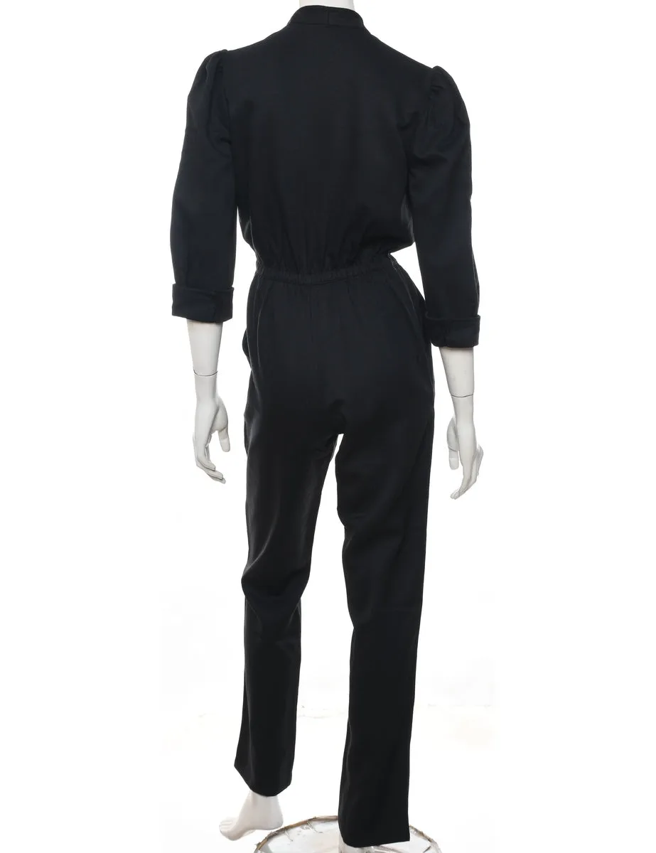 Black Classic Jumpsuit - M