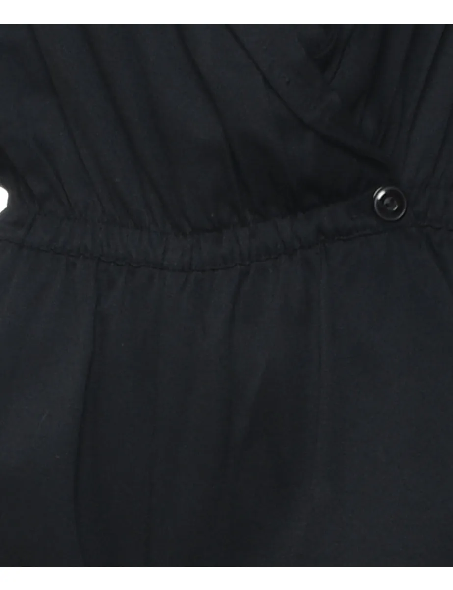 Black Classic Jumpsuit - M
