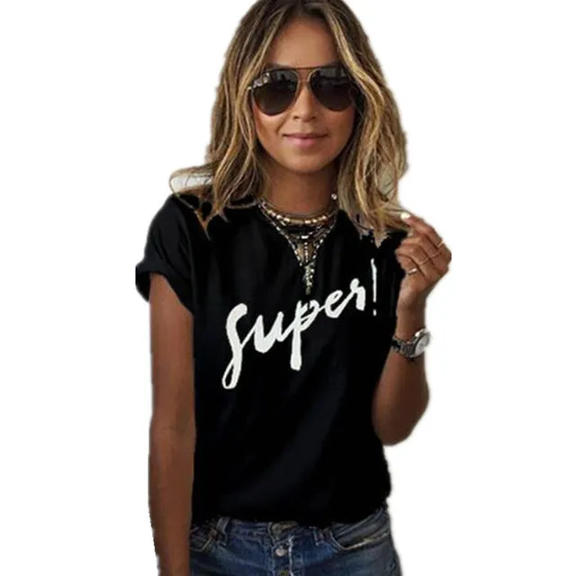 Brand New Summer Harajuku T-Shirts Women Short Sleeve Mouse Print Female T Shirt Woman O-neck Punk Tee Tops Casual Clothing
