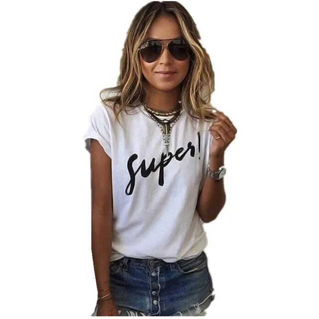 Brand New Summer Harajuku T-Shirts Women Short Sleeve Mouse Print Female T Shirt Woman O-neck Punk Tee Tops Casual Clothing