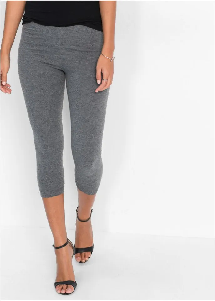 Capri leggings (2 pcs) Bodyflirt, gray