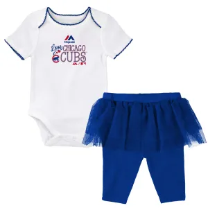 Cubs Baby Girl Creeper and Tutu Leggings