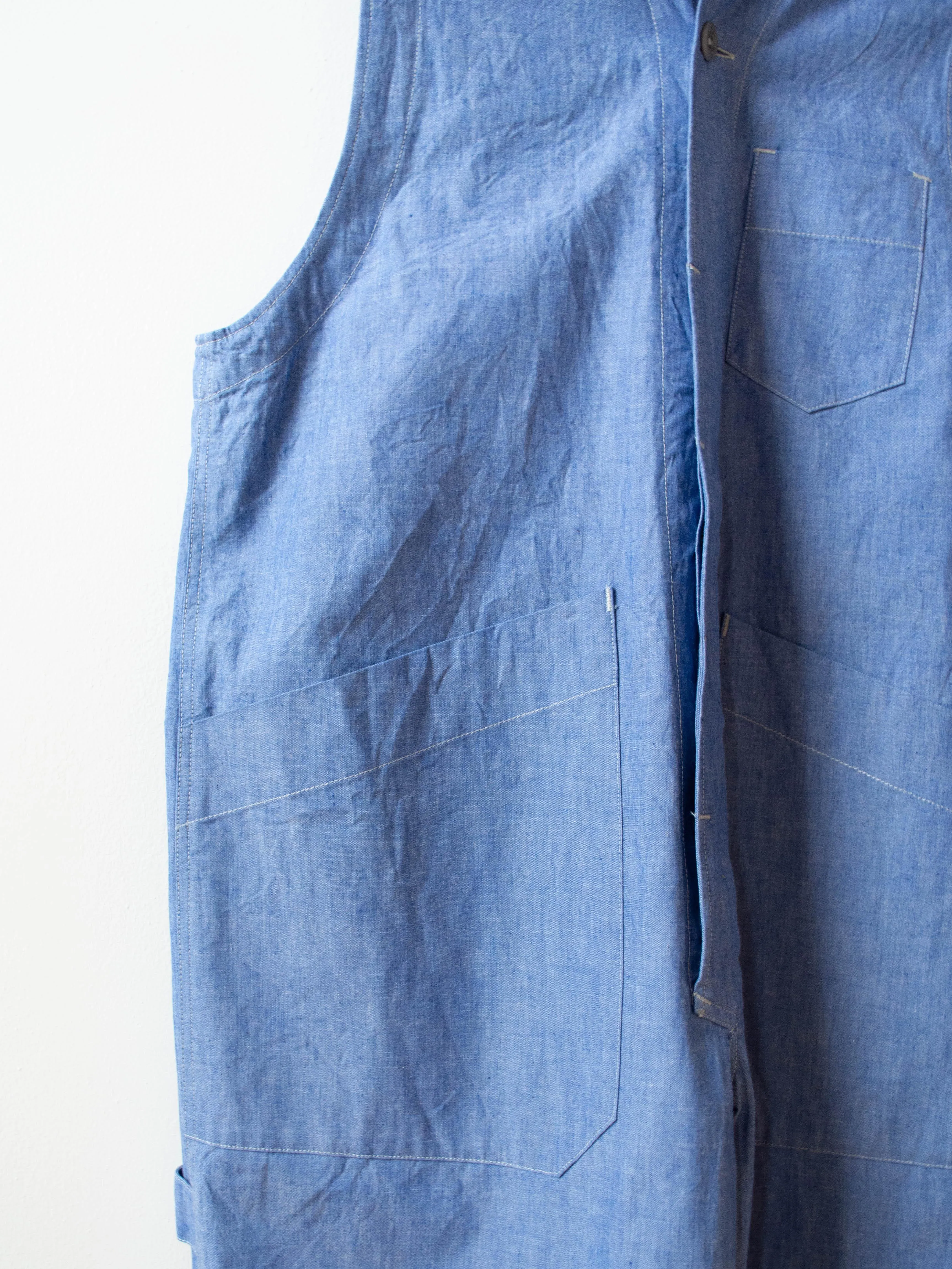 Dungaree Overalls - Light Indigo