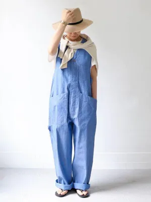 Dungaree Overalls - Light Indigo