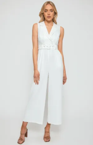 Ella Collard Jumpsuit- White