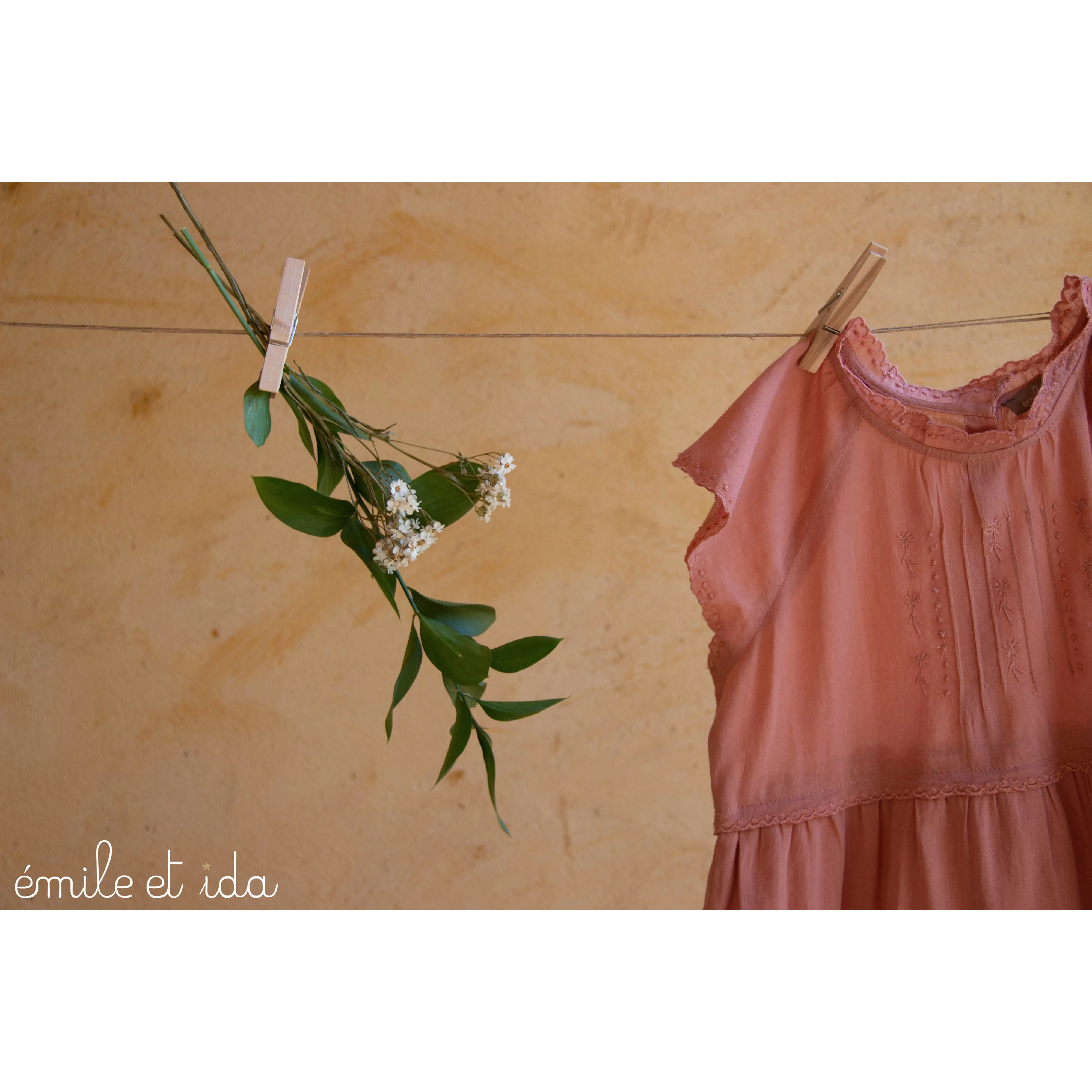 Emile et Ida Dress Blush