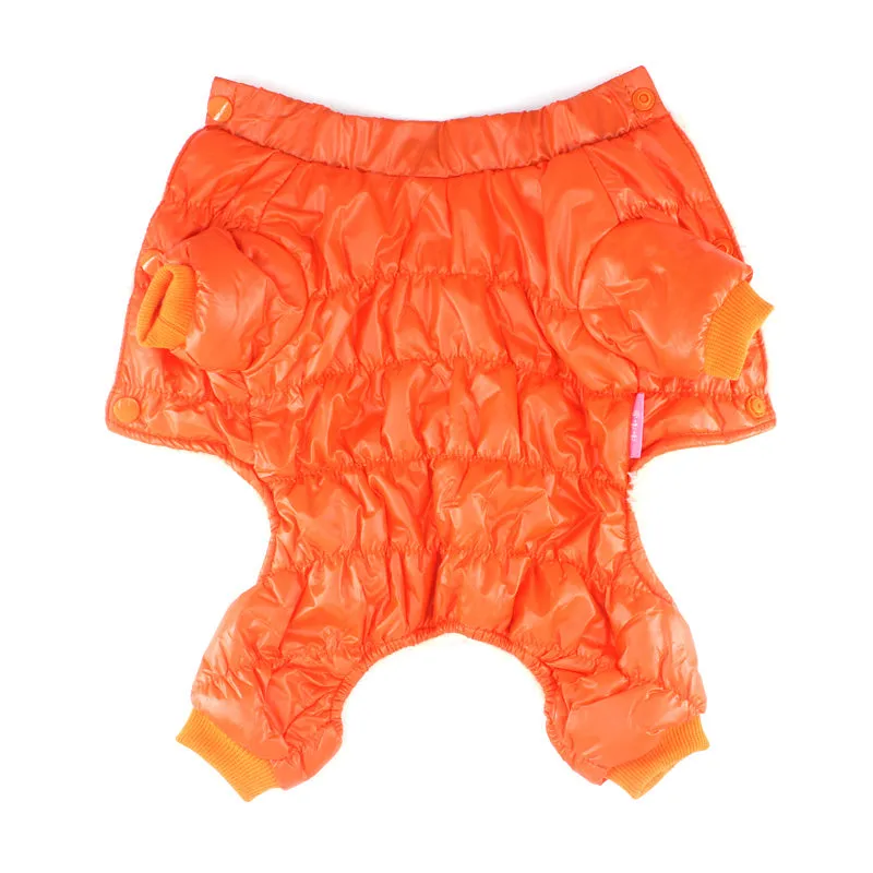 Fashionable Winter Soft Fleece Lining Puppy Jumpsuit Coat