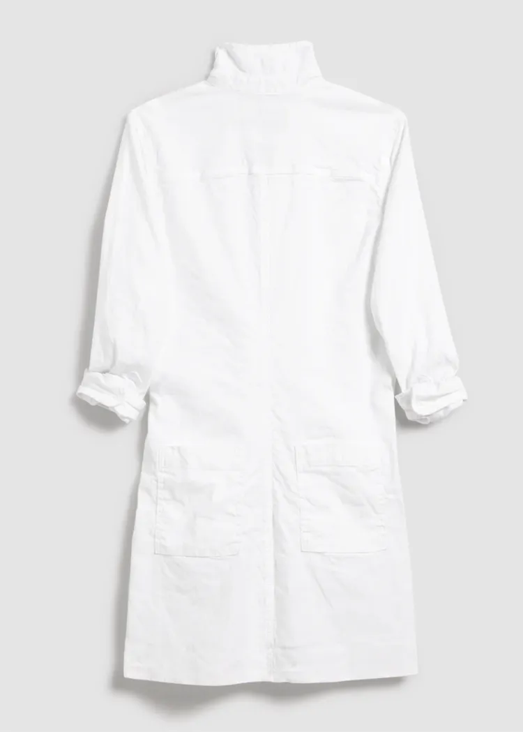 Frank & Eileen | Long Sleeve Playsuit Dress | Italian Performance Linen