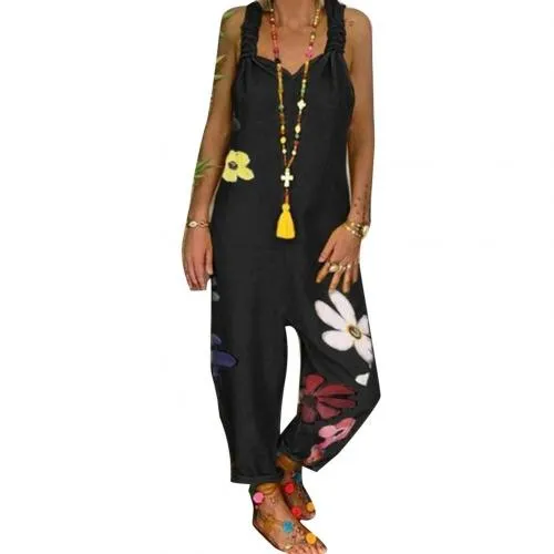 Funki Buys | Pants | Women's Rompers Loose Fit Bib Overalls