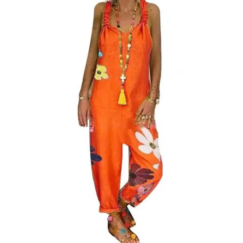Funki Buys | Pants | Women's Rompers Loose Fit Bib Overalls