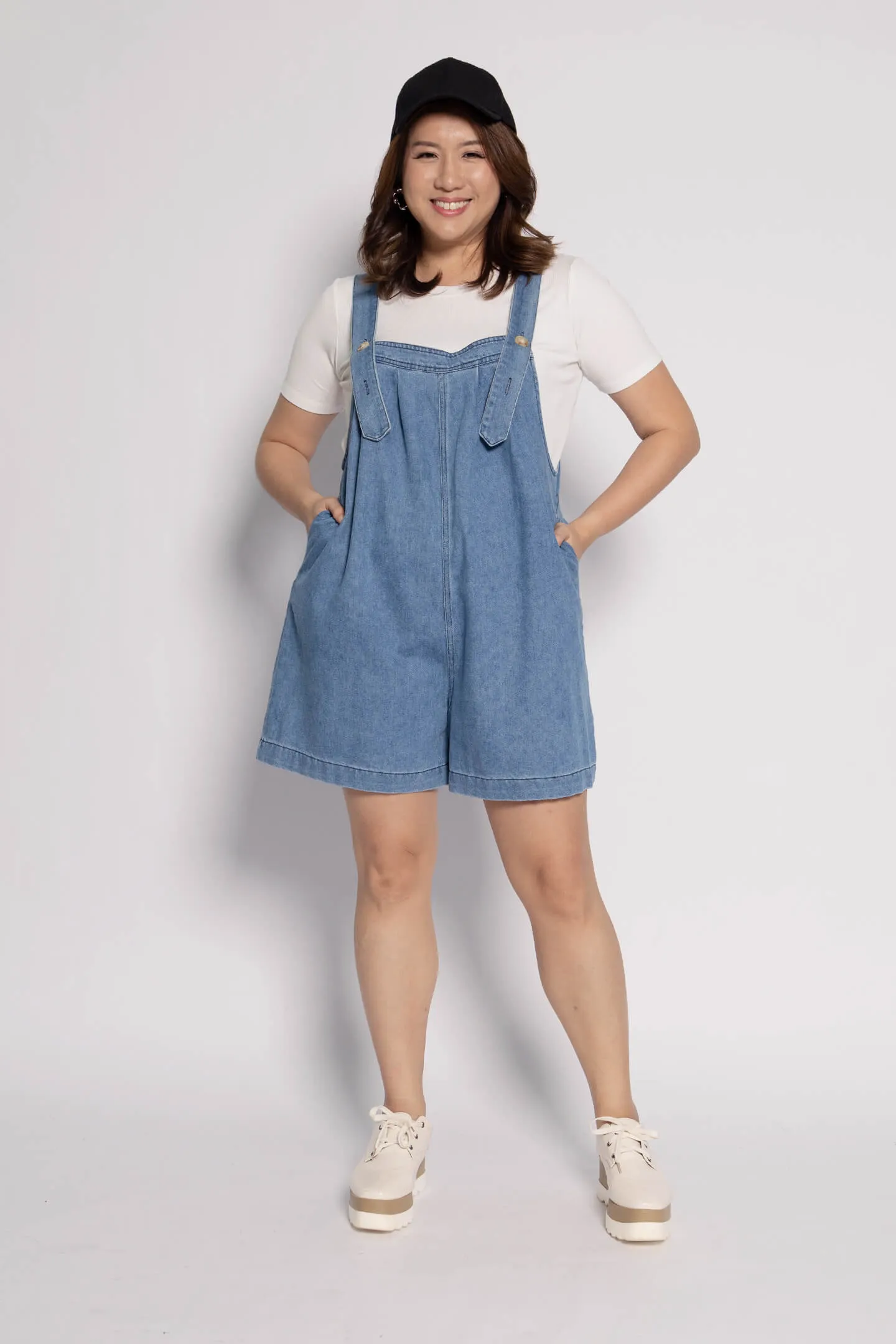 Gigi Playsuit in Denim
