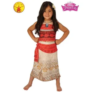 Girls Moana Deluxe Costume - M