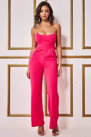 Goddiva Bandeau Scuba Jumpsuit
