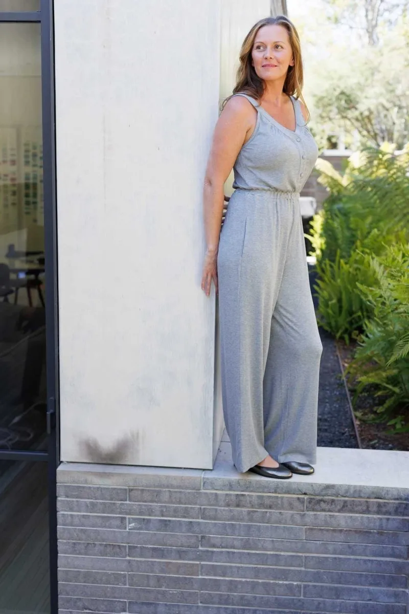Grace Ribbed Nursing Jumpsuit