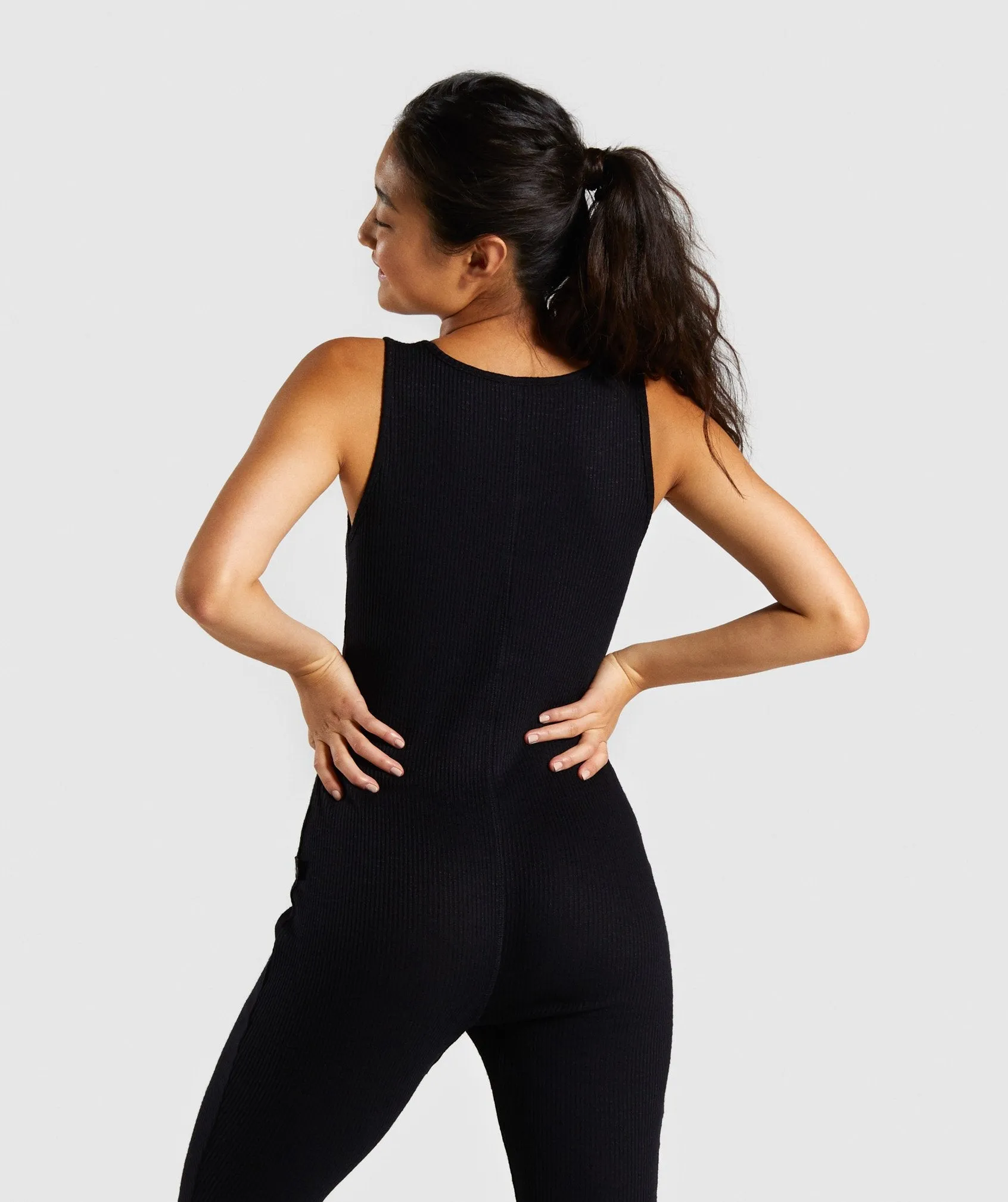 Gymshark Power Down Jumpsuit - Black
