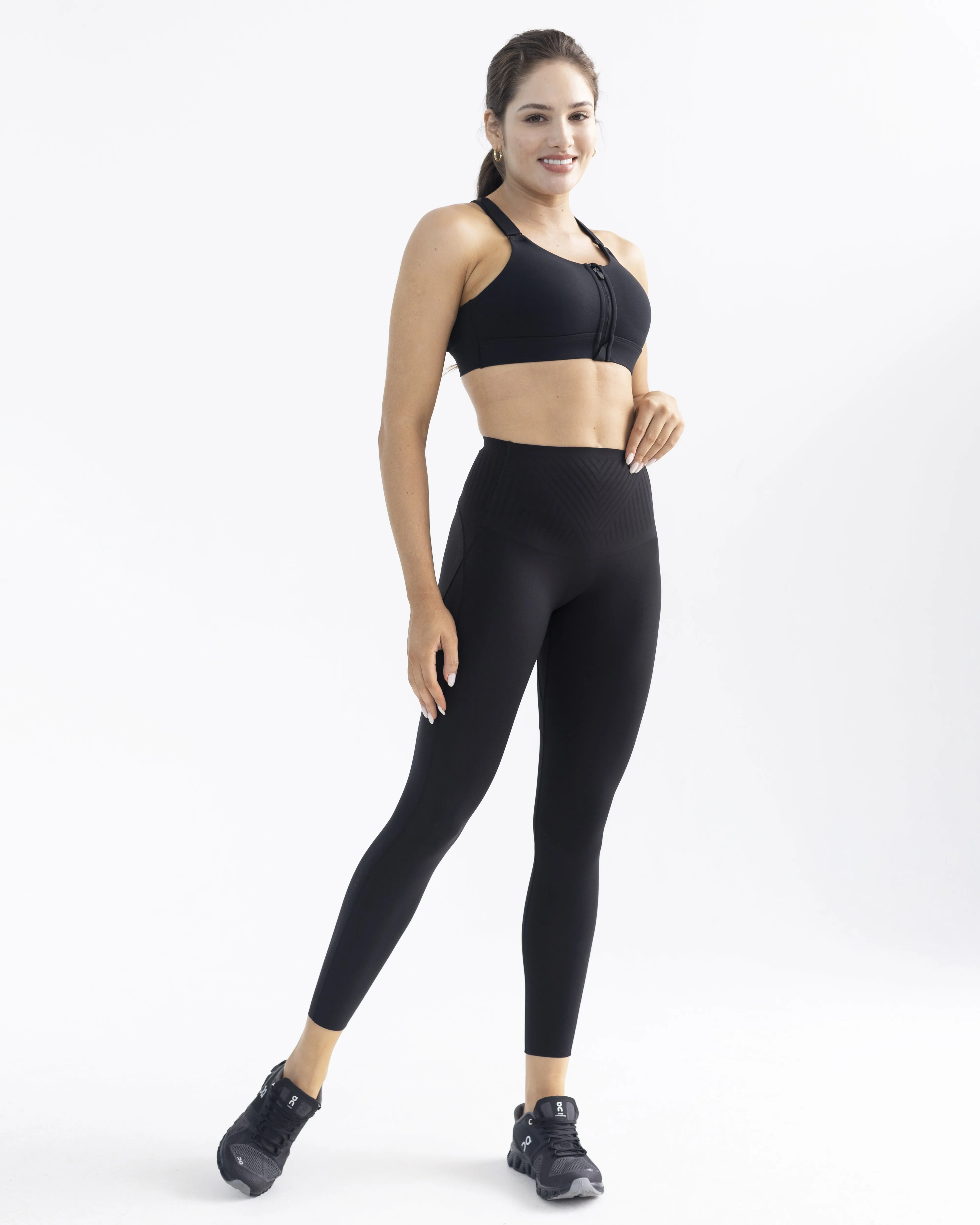 HourglassFit™ Padded Support Leggings With Laser Compression