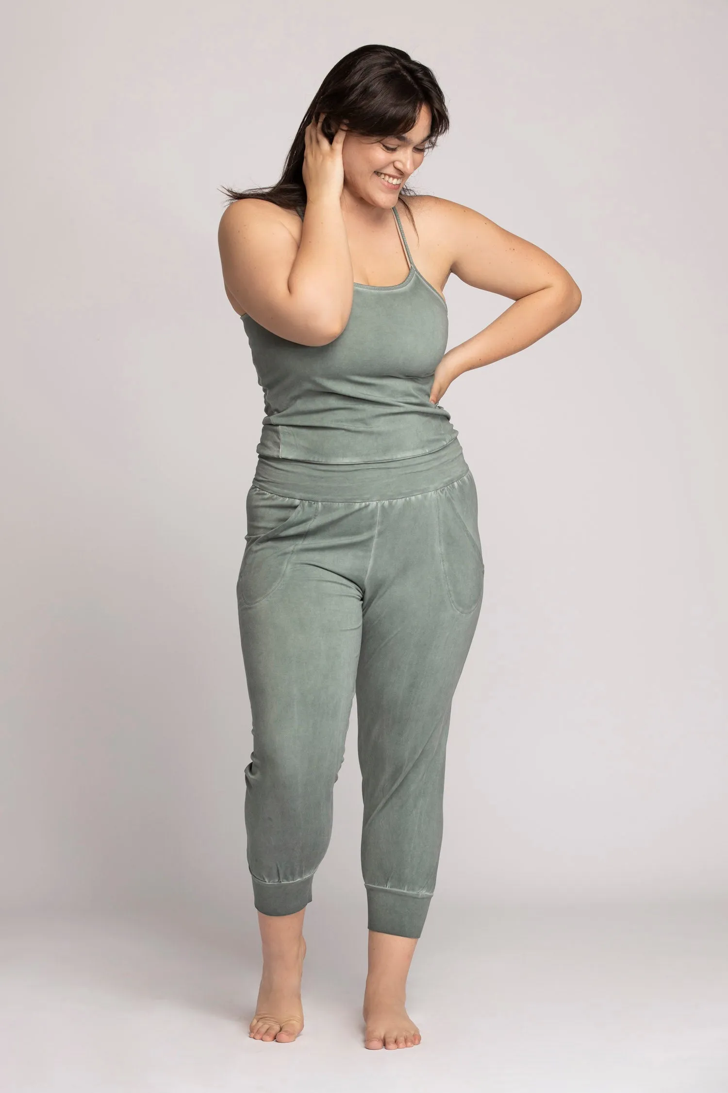 I'mPerfect Stonewash Yoga Jumpsuit 35%off