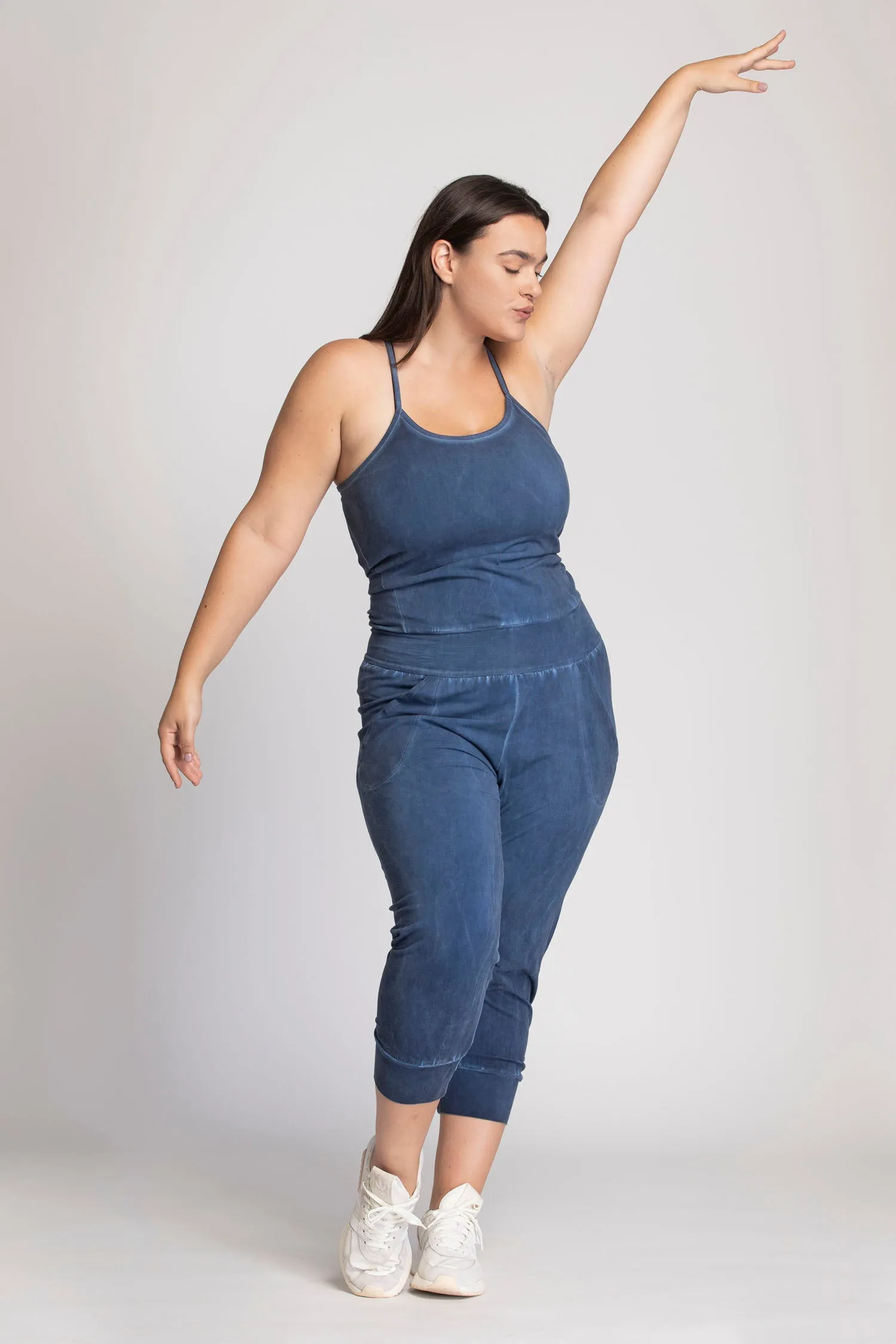 I'mPerfect Stonewash Yoga Jumpsuit 35%off