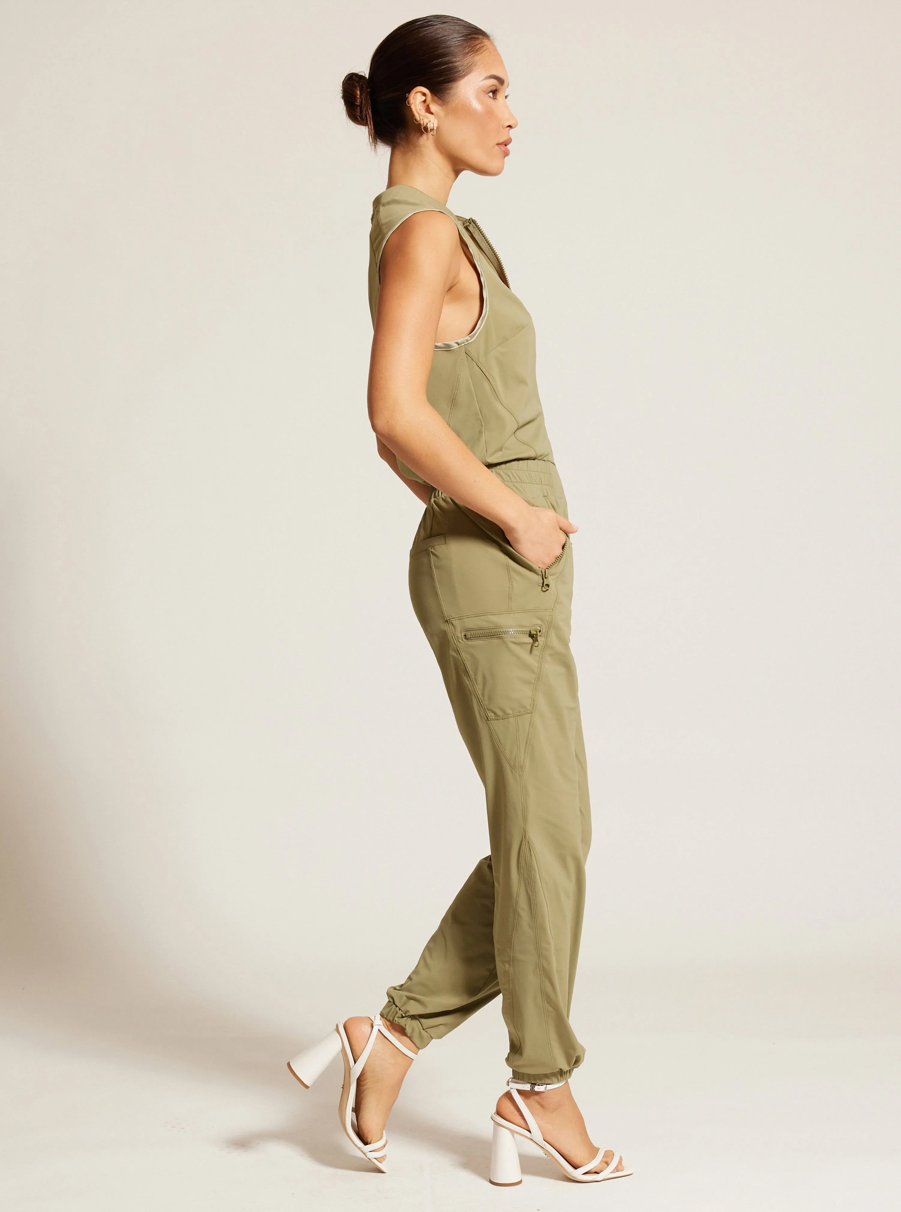 Indicator Jumpsuit - Olive Drab