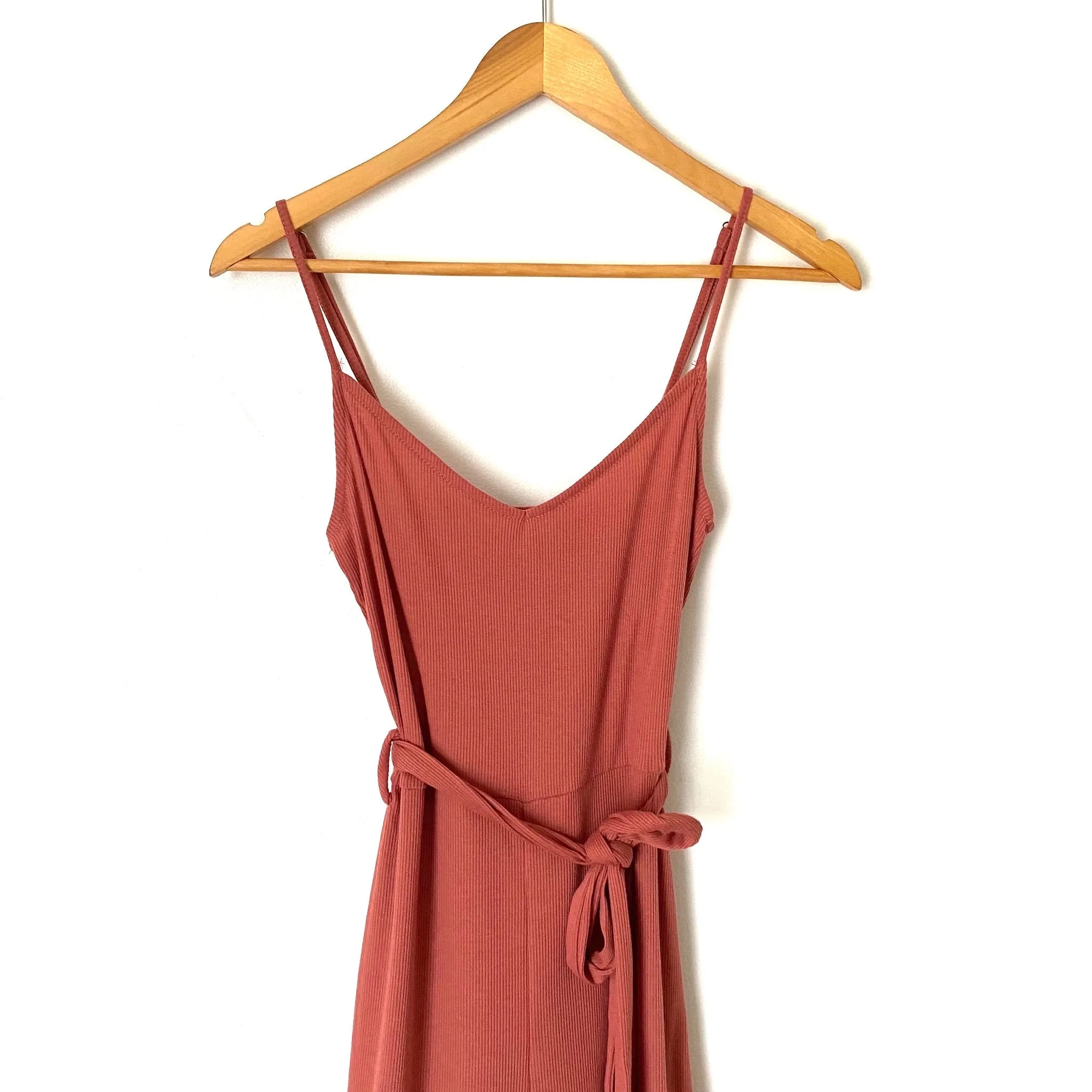 Iris Ribbed Knit Jumpsuit- Size S