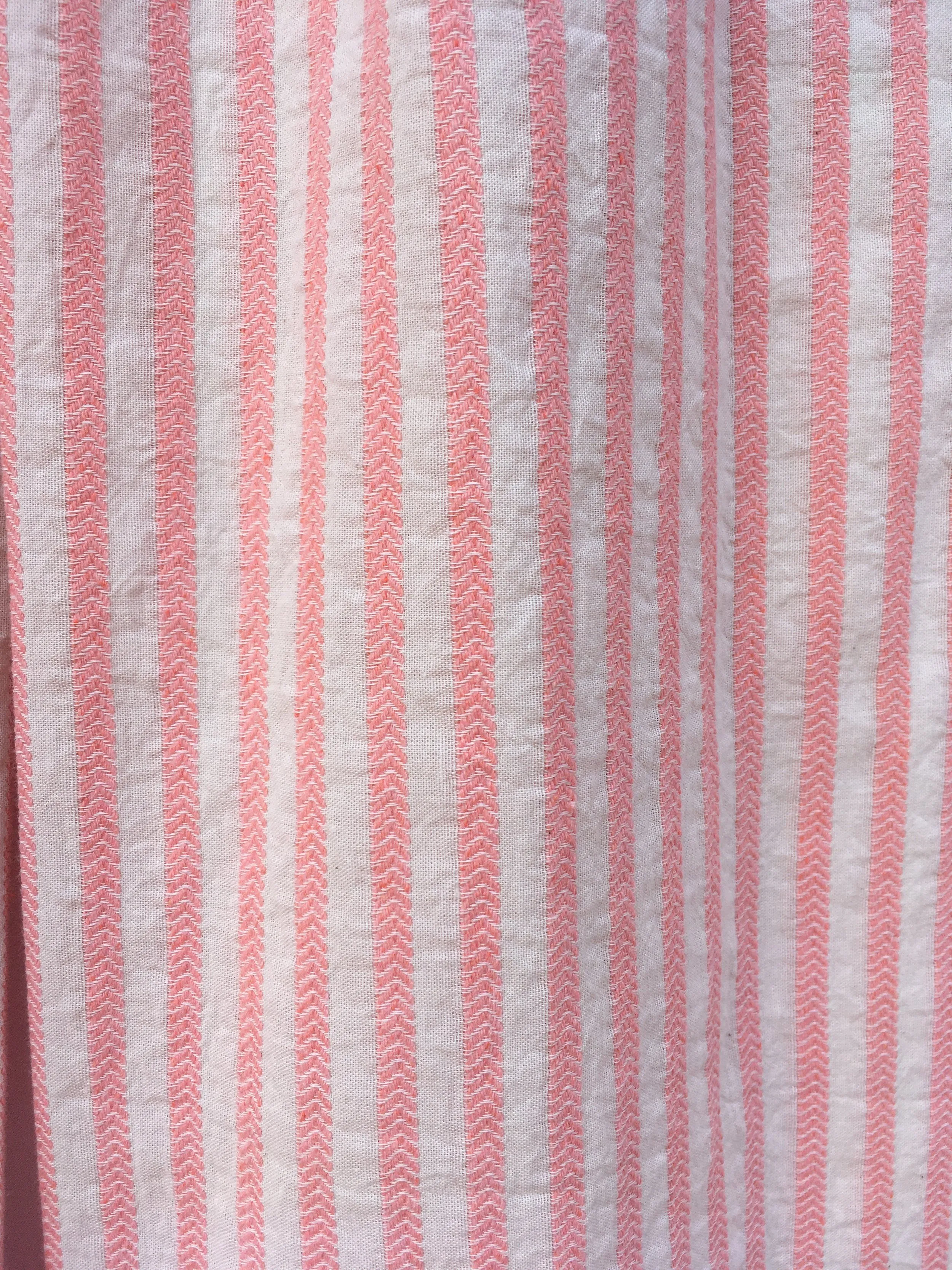 Kimono Jacket Jacquard White/Light Pink
