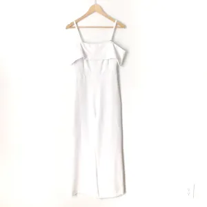 Laundry White Off the Shoulder Jumpsuit- Size 2