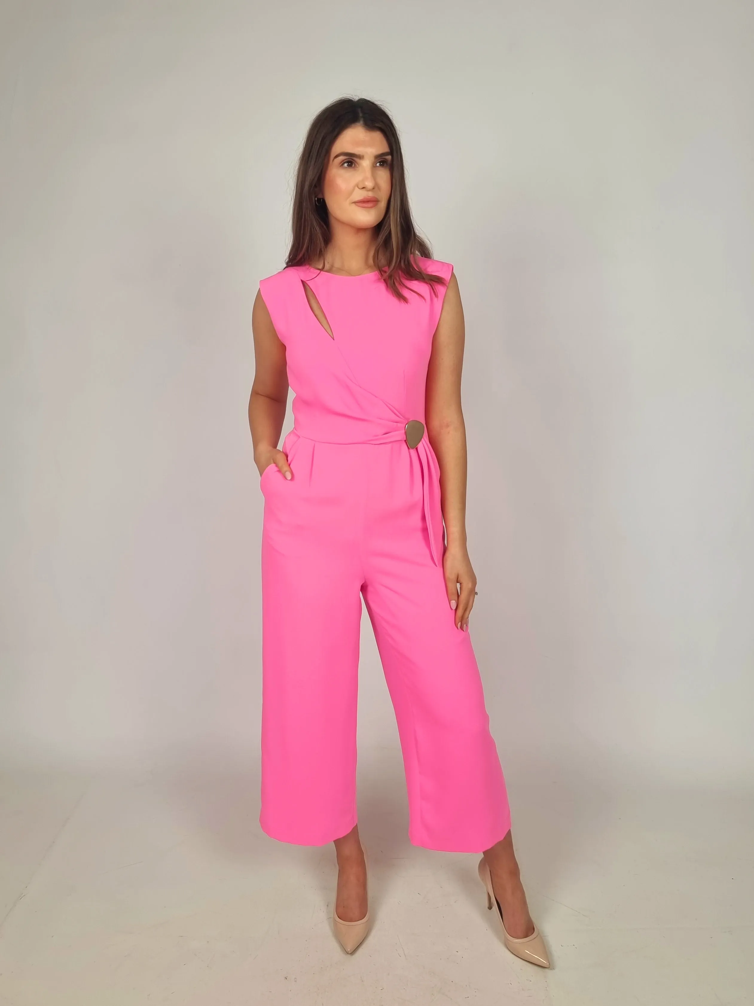 Laura Bernal Pedido Pink Jumpsuit