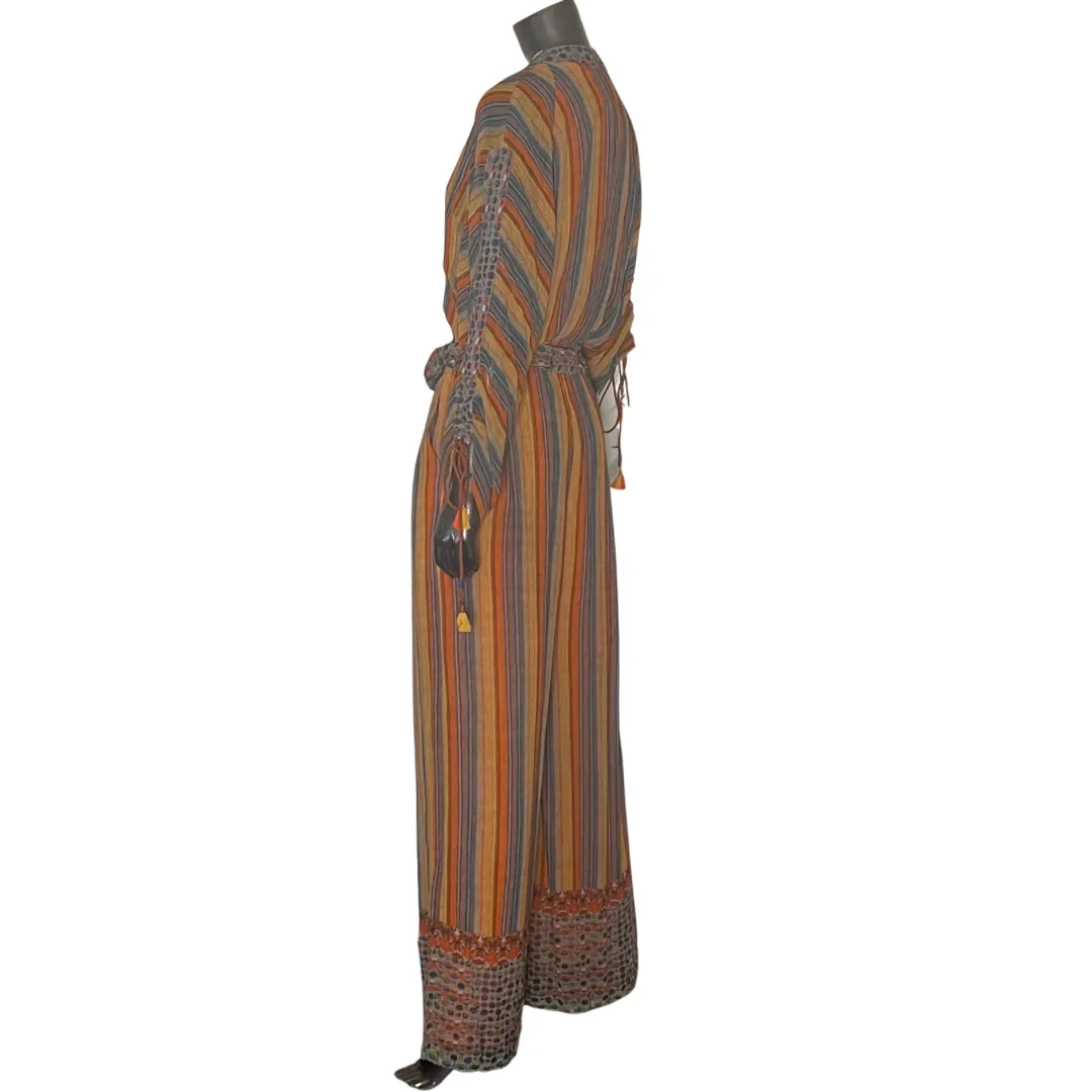 Leena Long 3/4 Sleeve Wide Leg Jumpsuit