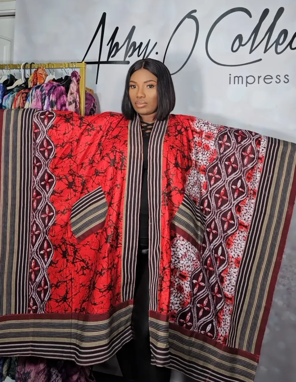 LEKO KIMONO (Red)