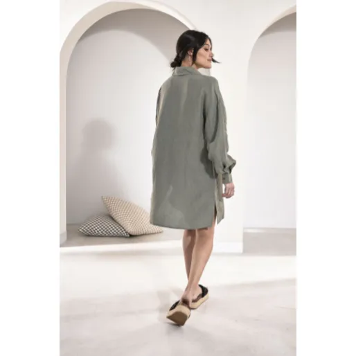 Linen Shift Dress