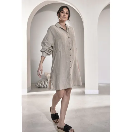 Linen Shift Dress